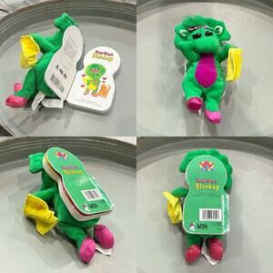 RARE VINTAGE Baby Bops Blankey Book 7" Soft Toy Plush 1999 Barneys 10th‎ Anniv.